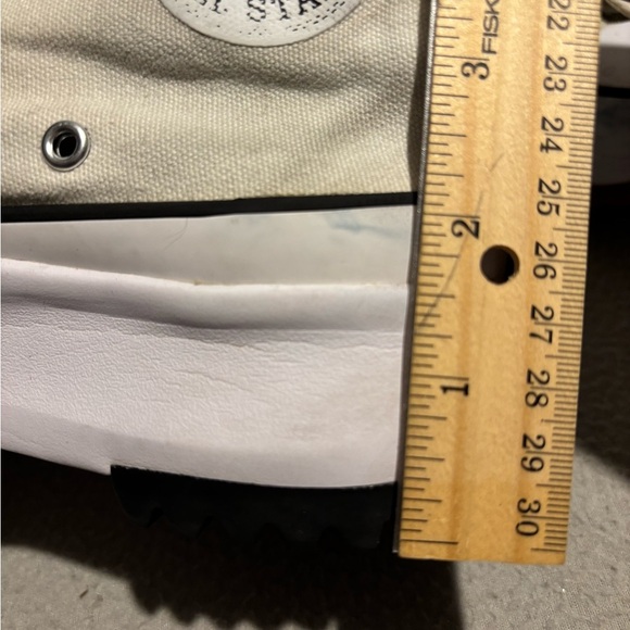 Converse Run Star Hike Platform Unisex High Top Sneakers White M 6.5 W 8 - Picture 10 of 10